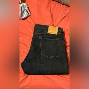 Iron Heart IH-633-XHS 25oz Indigo Selvedge Straight Tapered Denim Jeans 40x36